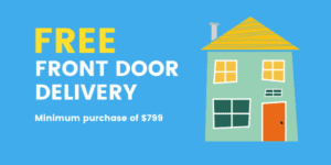 Free front door delivery