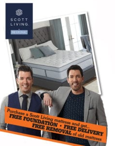 Get a free foundation with Scott Living purchase