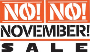 No No November Sale