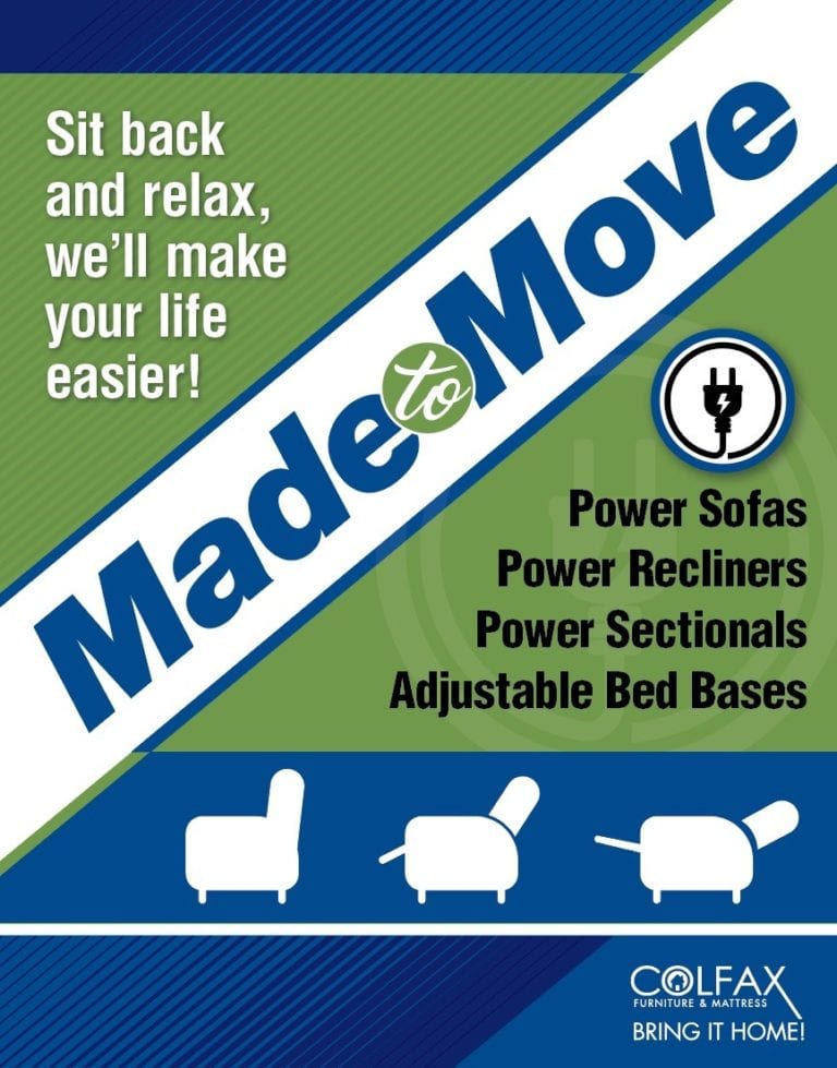 Made to Move- power sofas, recliners, sectionals and adjustable bed bases