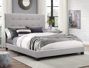 Queen upholstered bed
