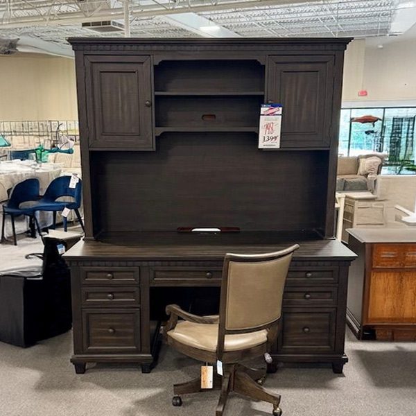 2pc Desk with Hutch 214