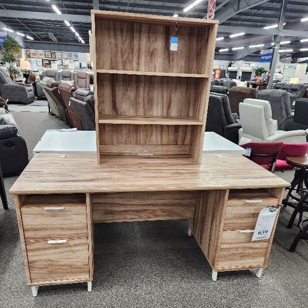 2pc Office Desk With Hutch 180