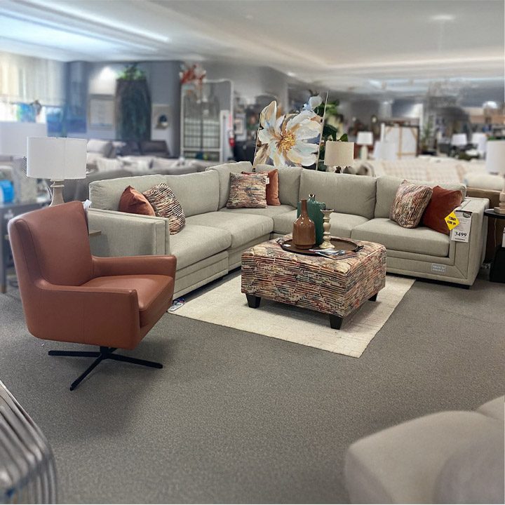 6pc Sectional With Ottoman 137
