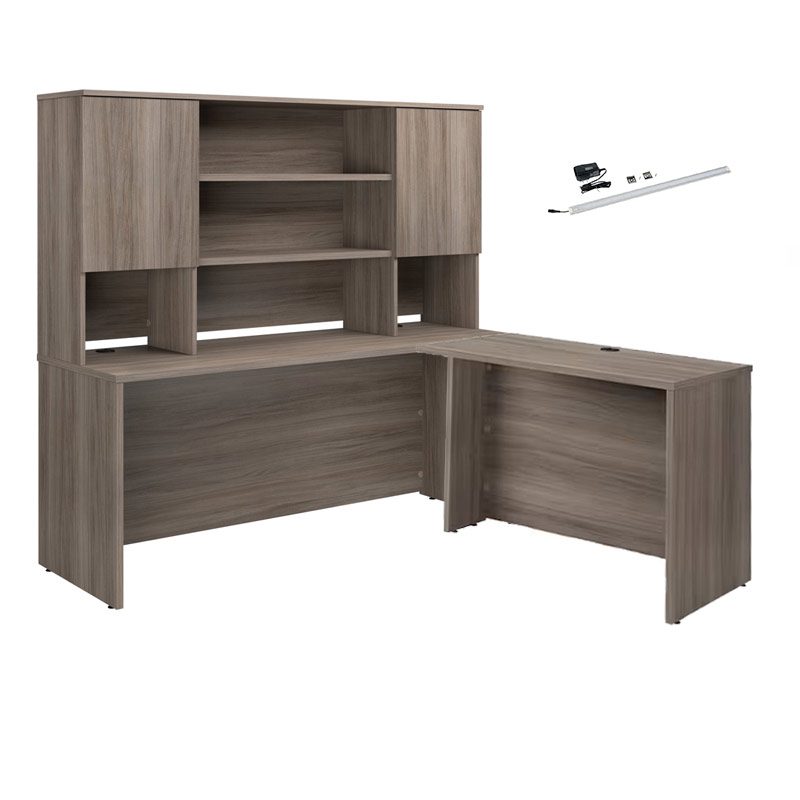 3pc Desk with Light & Keyboard 016 - Colfax Furniture | Affordable